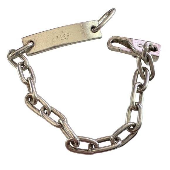 Gucci Sterling Silver ID Bracelet - Picture 3 of 10